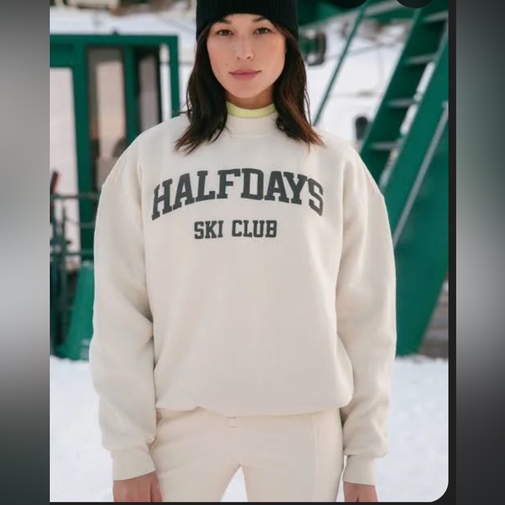 Halfdays Cream Sweater M/L